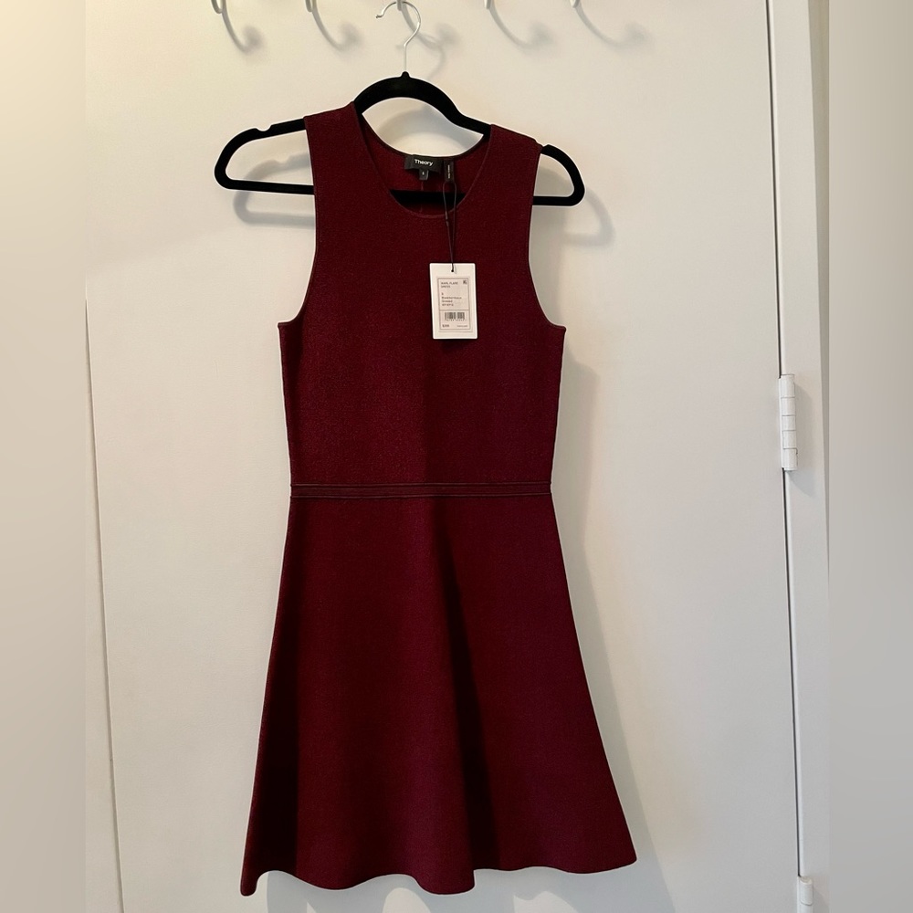 Theory Marl Flare Dress